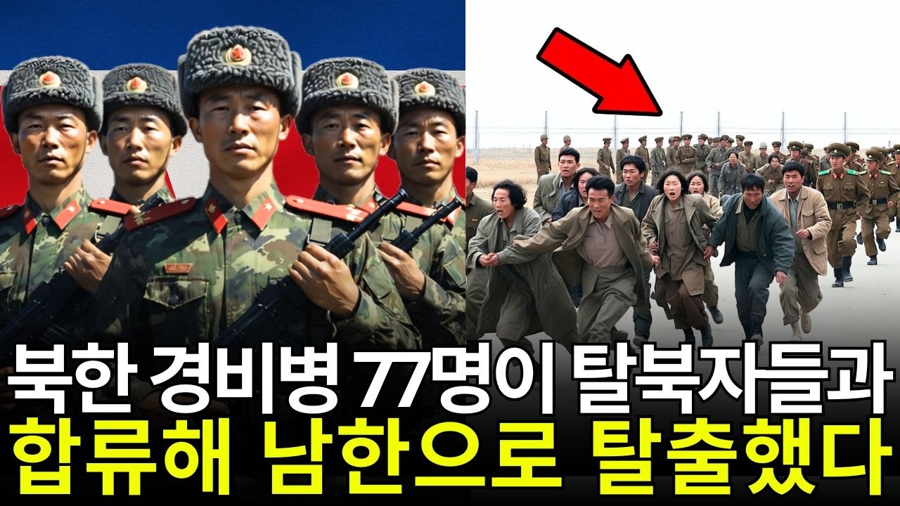 북한 국경 경비병 77명, 탈북 인질들과 합류… 충격적인 결말 | 탈북감동사연