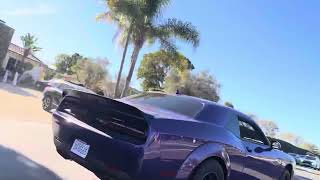 CRAZY Dodge Demon Driving By! (Loud Supercharger Wine)