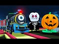 Halloween trains for toddlers   toy factory lego halloween city