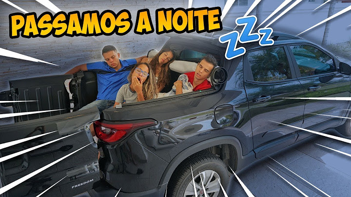 PASSAMOS A NOITE NA CAÇAMBA DO CARRO!