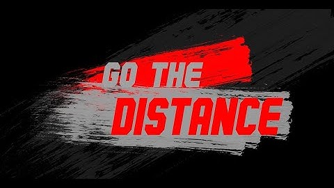UT ASR PRESENTS:  Go The Distance SP19 RUSH