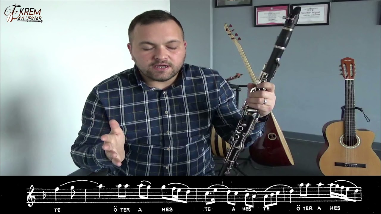 Sol Klarnet Dersi İleri Seviye Bülbülüm Altın Kafeste Türküsü Solfej ve İcrası