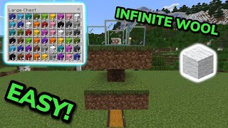 EASIEST 1.20 AUTOMATIC WOOL FARM TUTORIAL in Minecraft Bedrock (MCPE/Xbox/PS4/Nintendo Switch/PC)