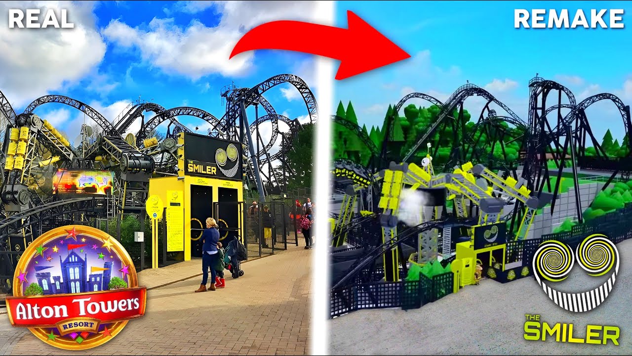 Visiting Alton Towers... in ROBLOX??