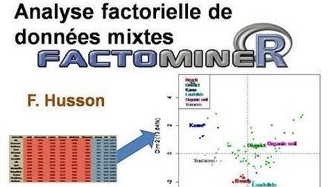 Analyse factorielle de données mixtes avec FactoMineR