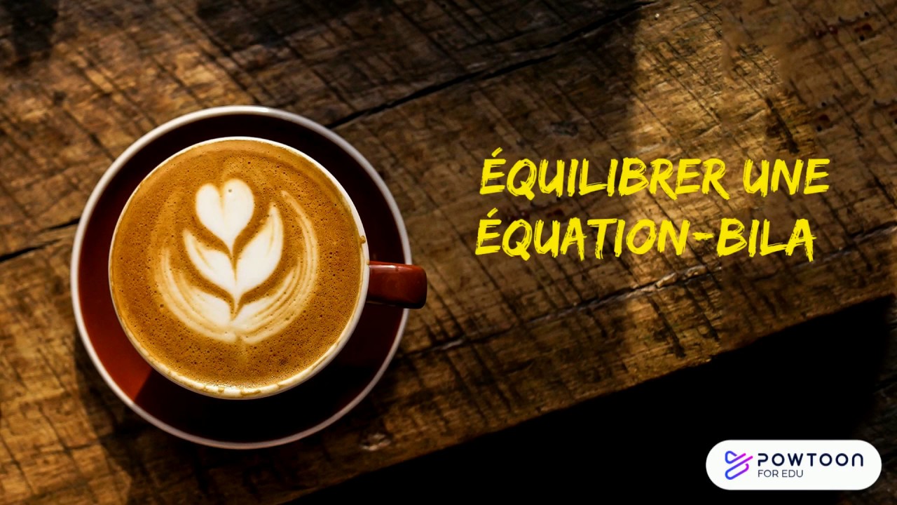 Comment équilibrer une équation-bilan ? (Niveau 4ème) - YouTube