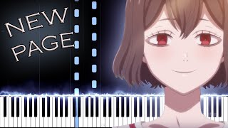 Black Clover ED 10 - New Page (Piano + Sheets) // Synthesia screenshot 2