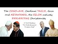 CONCLAVE, CARD TAGLE, GAZA, NETANYAHU, TRUMP PERVERTING CHRISTIANITY, Political Tarot, Trump Tarot