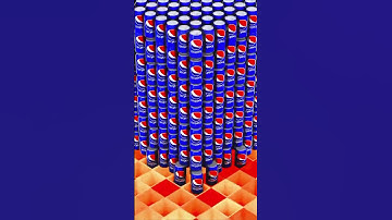 Pepsi Drop and Flip #satisfying #3dloop #animation #oddlysatisfying #loop #trending #shorts