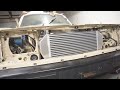 Building radiatorintercooler support for vortec 4200 swapped volvo 240 wagon