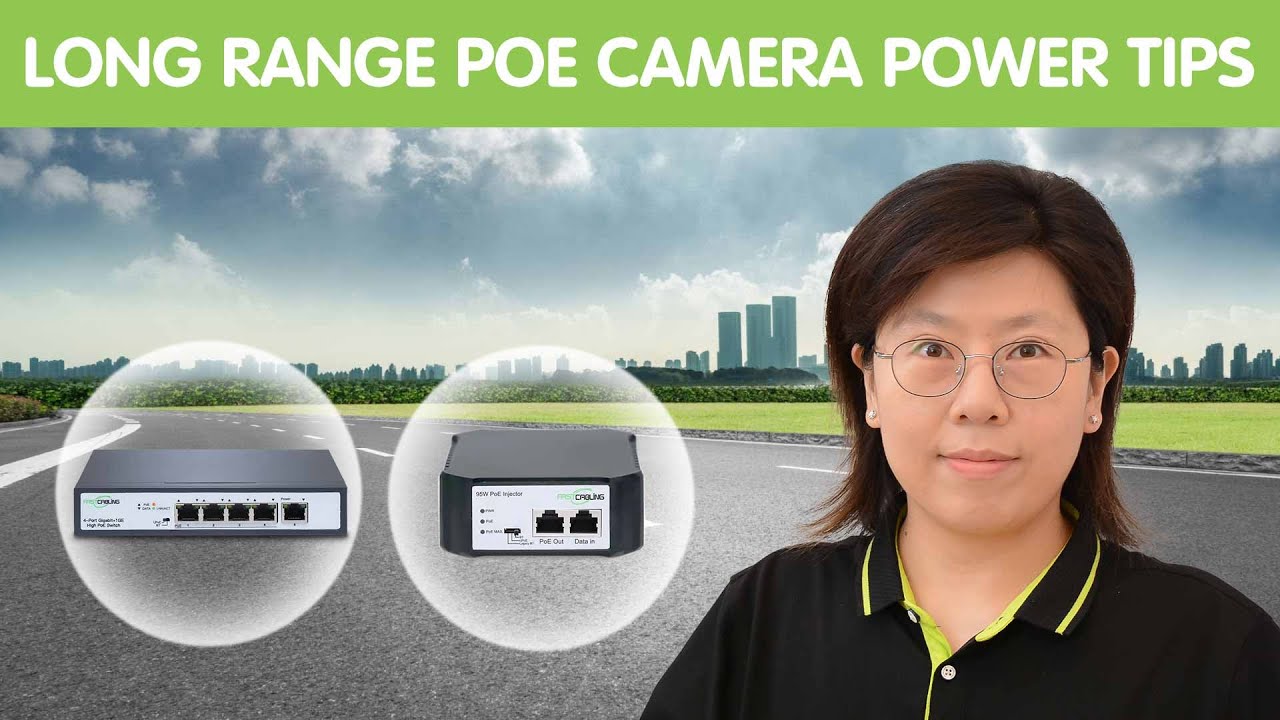 Long Range PoE IP Camera PoE Extension and Power Tips YouTube