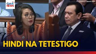 Ex-Sen. Sonny Trillanes, hindi na ihaharap bilang witness sa impeachment trial | GMA News screenshot 1