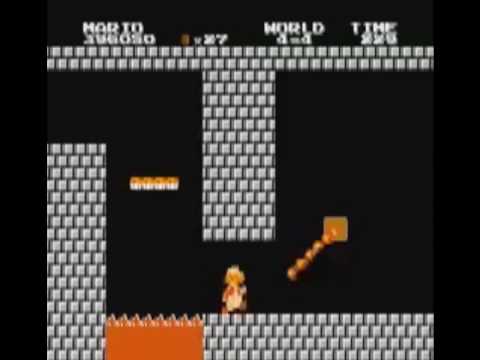 Super Mario Bros - Lost Levels World 4-4 - YouTube