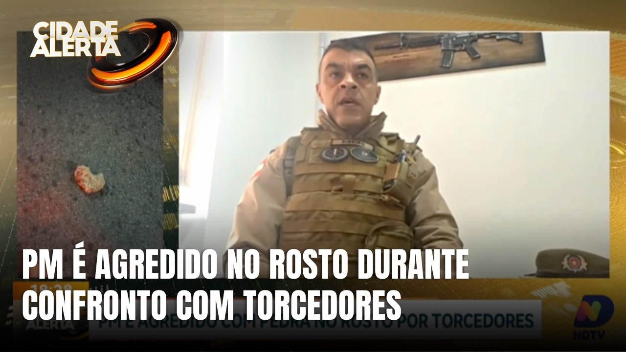 PM sofre fratura no nariz após agressão durante confronto em Florianópolis