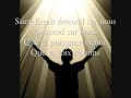 Saint esprit descend sur nous