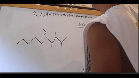 How to draw the structure for 2,3,4-trimethyl-5-propyldecane