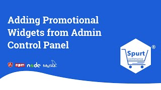 Promotion Widget Creation | Spurtcommerce Marketplace Solution