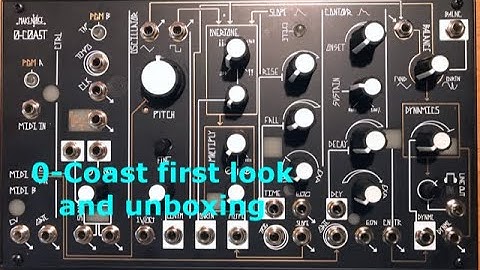 0-Coast semi-modular synth, first look and unboxing