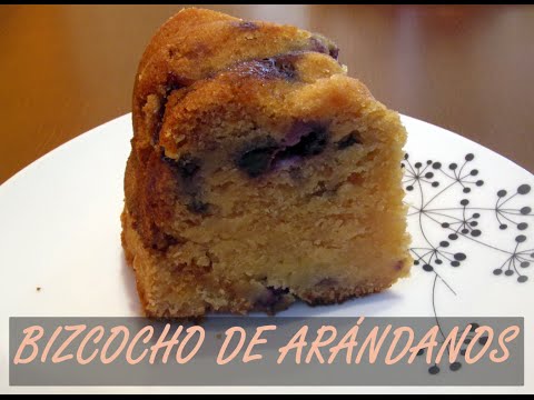 Bizcocho de arándanos