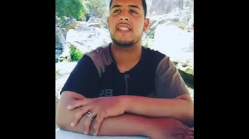 القارئ صلاح الدين حجوي في آيات بينات مرئية مع خرير المياه