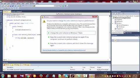C#.net using school System project step by step part 1