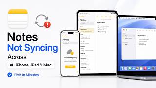 Match Highlights How to Fix Notes Not Syncing on iPhone, iPad & Mac