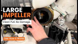 Large Marine Impeller Puller in Action — Detroit Diesel Pump Removal Demo