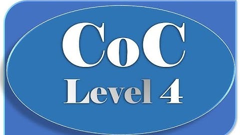 CoC practice Questions IT Level 4