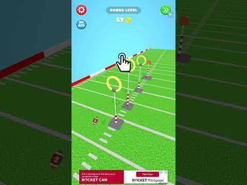 Hyper Touchdown 3D Gameplay Drag & Release! Short