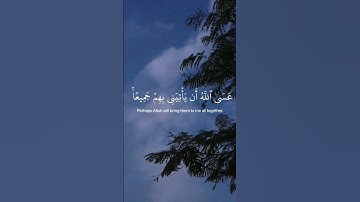 فصبر جميل  عسي الله ان يأتيني بهم جميعا 🎧 للقارئ محمد هشام ✨️