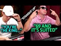 The king goes all in for 50x pot with this hand