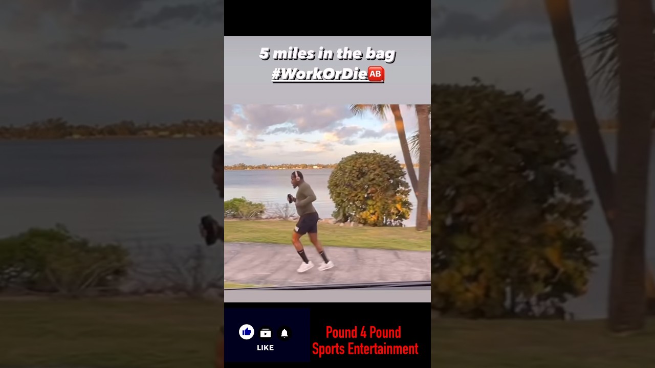 ADRIEN BRONER RUNNING 5 MILES GETTING BACK IN SHAPE