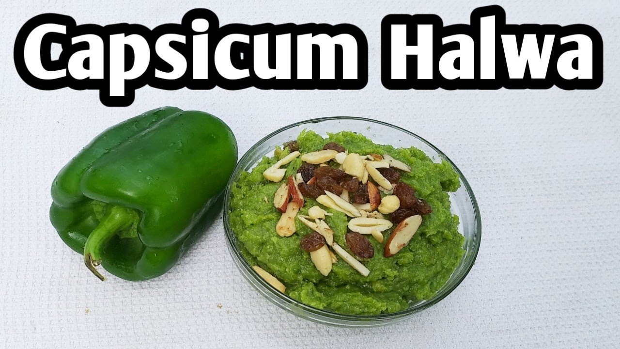 Capsicum Halwa/Shimla mirch halwa recipe/Green bell pepper halwa/indian