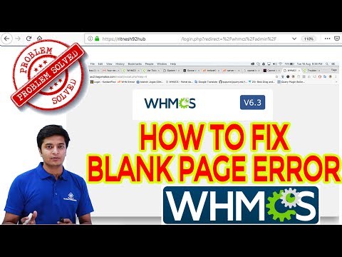 How to enable error logging for Blank page error in WHMCS? [EASY METHOD]☑️