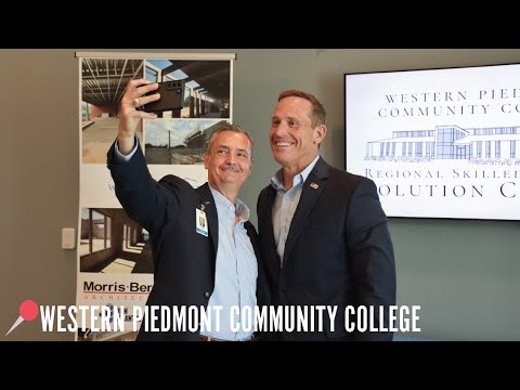 Senator Budd Stops By Western Piedmont Community College in North Carolina
