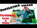 COMO HACER UN VOLCAN EN ERUPCIÓN. "completo"