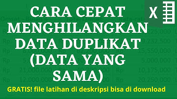 Begini! Cara Menghitung Banyaknya Data Ganda di Excel │ Menemukan dan menghilangkan data duplikat!