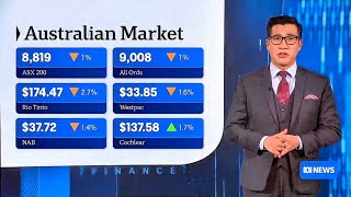 Information Inflation fears drag ASX to seven-week low, oil jumps above $US100 | Finance Report | ABC NEWS Update