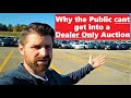 Why I will NEVER take you into a Dealer Auction