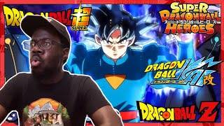 THEY FIGHTING FIGHTING!!! | First time reacting to ALL Dragon Ball Openings!