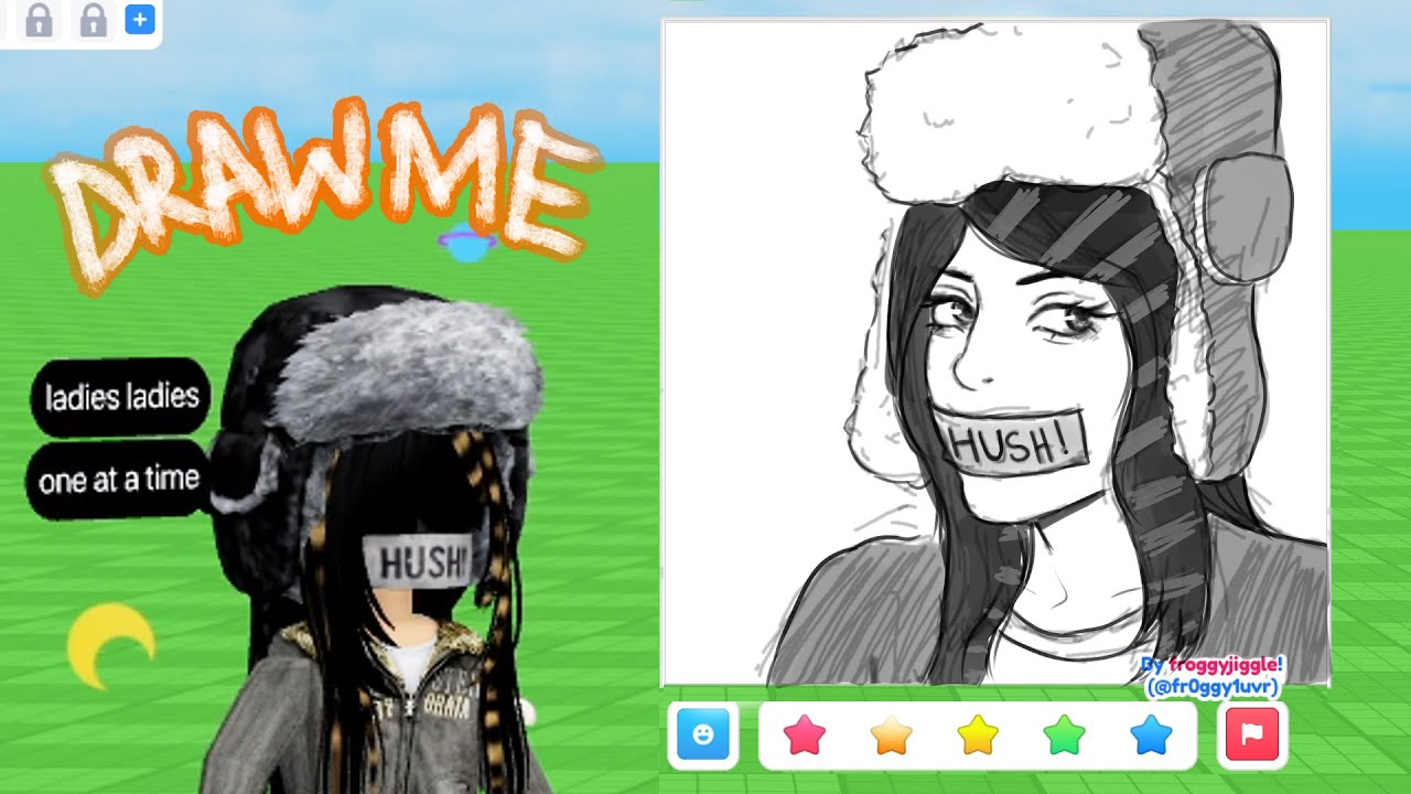 drawing pretty girls in roblox draw me pro servers