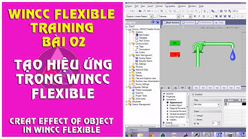 Wincc flexible training lesson 2: Tạo hiệu ứng đổi màu đối tượng (object color change)