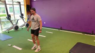 Reverse Lunge to Quad/Hip Flexor Stretch with Lateral Flexion