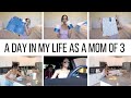 DAY IN THE LIFE OF A SINGLE MOM OF 3 // Jessica Tull vlogs