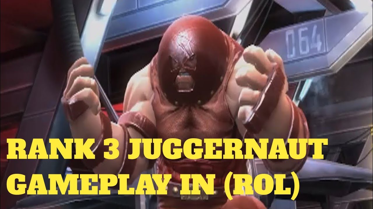 Mcoc||JUGGERNAUT 6 STAR RANK 3||DAMAGE SHOWCASE unbelievable in (ROL)||