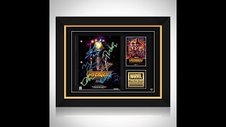 AVENGERS INFINITY WAR- LIMITED EDITION SIGNATURE SERIES STUDIO LICENSED SCRIPT CUSTOM FRAME UNBOXING