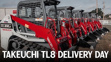 Delivery Day - 5 Takeuchi TL8 Loaders | Expert Rentals