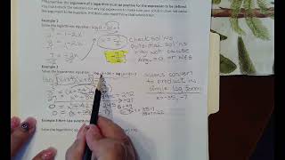 MAC1140 Lecture Sect 5.6 Logarithmic and Expnential Equations
