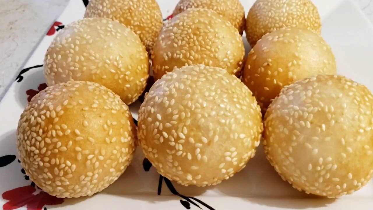 Sesame balls recipe / Qhia ua qe ncuav Hmong sesame balls YouTube