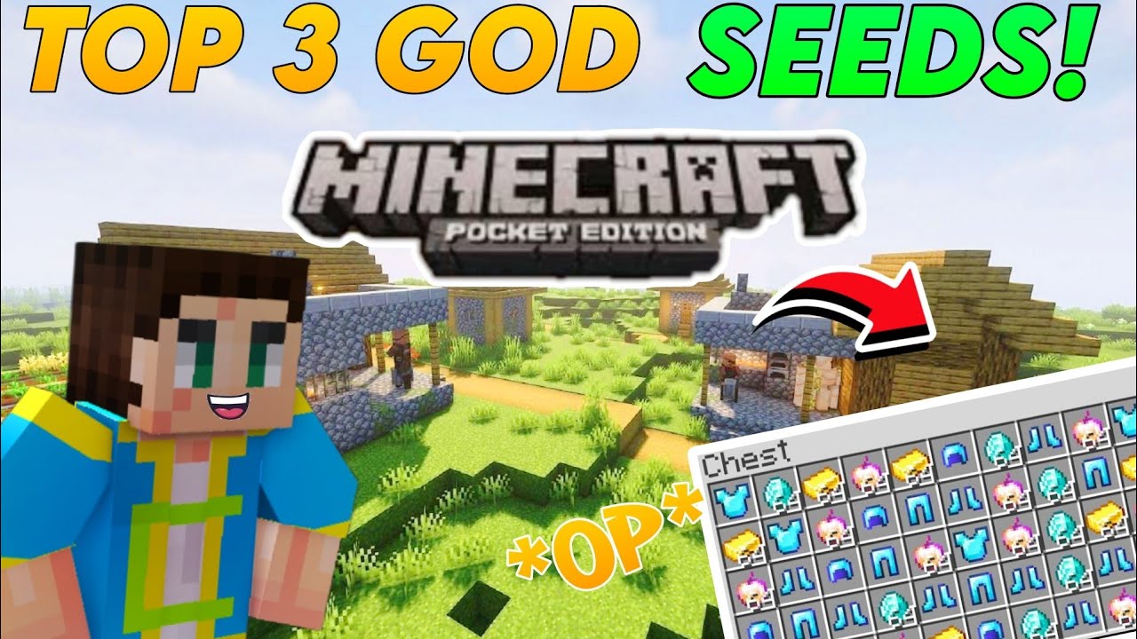 Top 3 God Seeds For Minecraft pocket edition 1.20| - YouTube